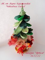 «Изготовление елочки из гофрированной бумаги с подарочками»