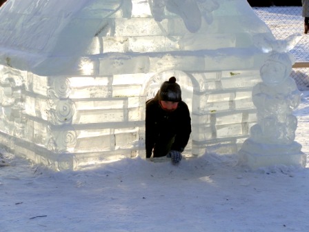 Ледяной домик. Фото предоставлено организаторами