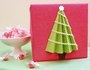 3D-елочка из бумаги