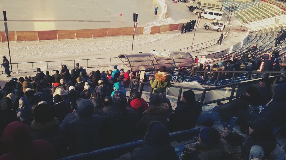 Матч Россия — Финляндия. Фото Анны