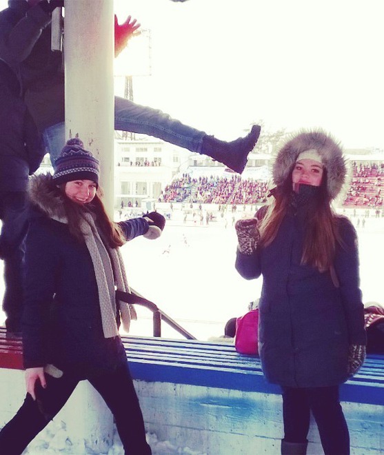 Матч Россия — Финляндия. Фото Анны