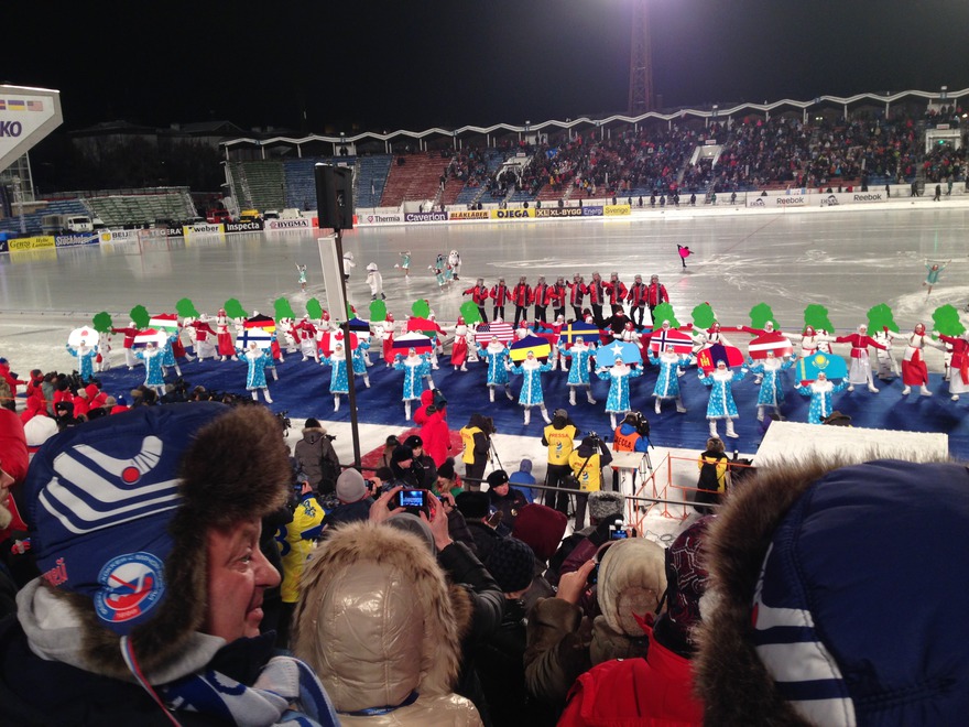 Церемония открытия. Фото Россия — Швеция. Фото Евгения Невидимова