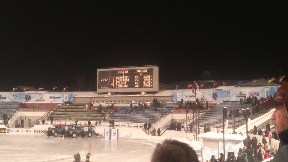 Россия — Швеция. Фото Евгения Невидимова